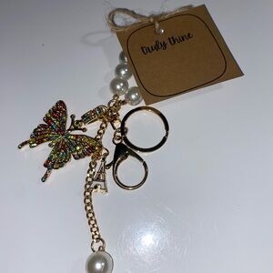 Multicolor Butterfly Keychain